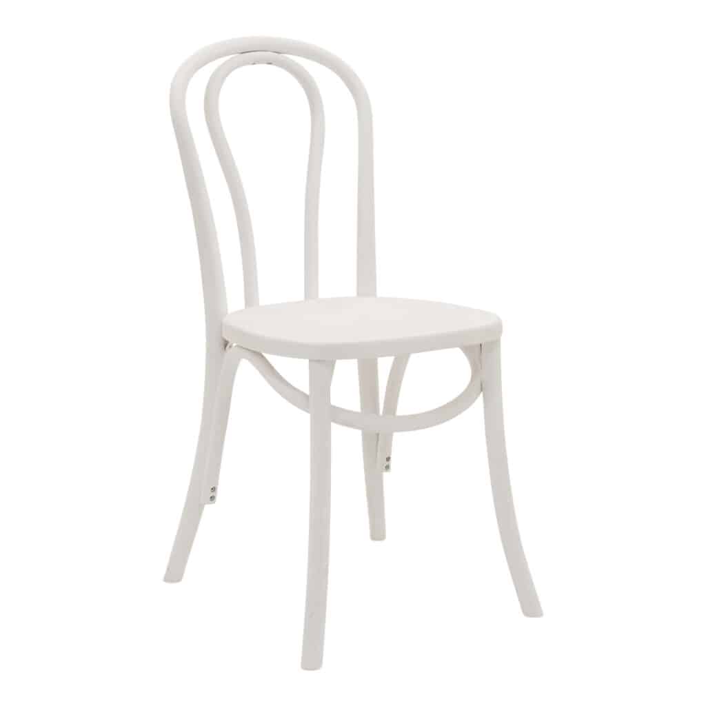 Bentwood Dining Chair White_2 Front Angle