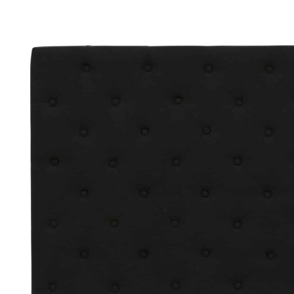 Buttoned Queen Headboard Black_3 Detail