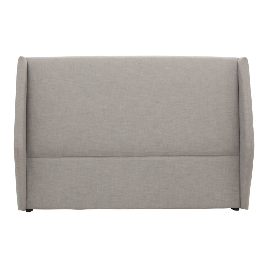 Maddox Queen Headboard Light Grey 1. Front