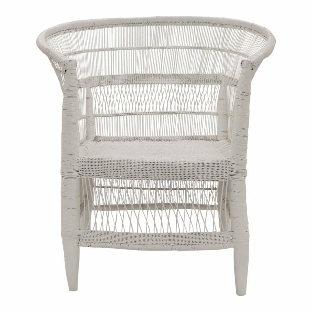 Malawi Occasional Chair White_1 Front
