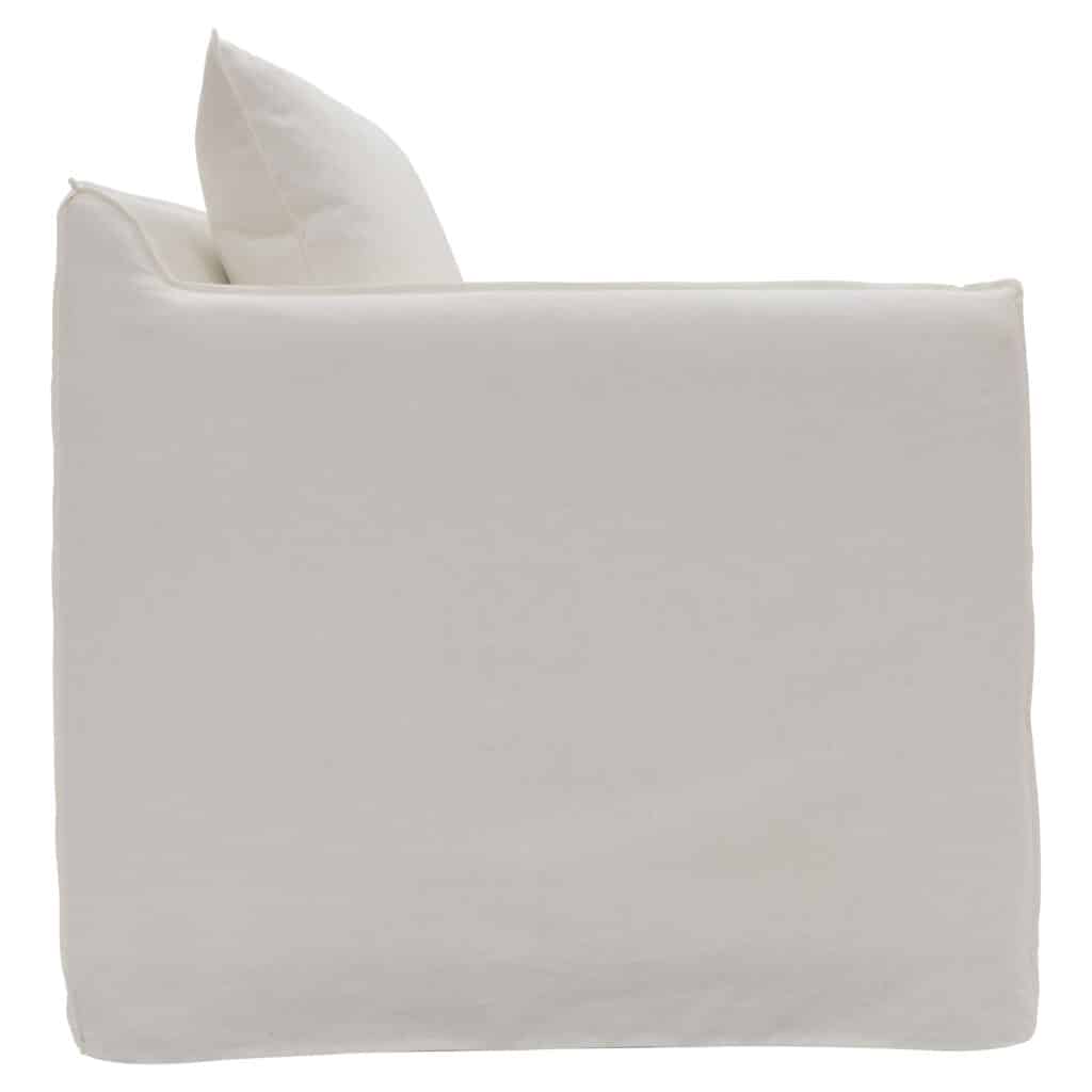 Ellery Armchair White_2 Side