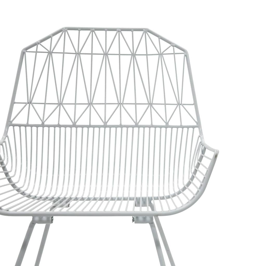 Lattice Outdoor Occasional - Armchair White_5 Detail
