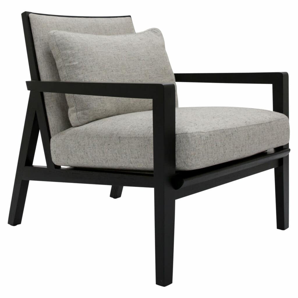 Porter Occasional Chair Cement_3 Front Angle