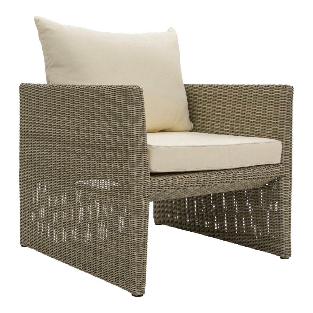 Tallow Outdoor Armchair Beige_3 Front Angle