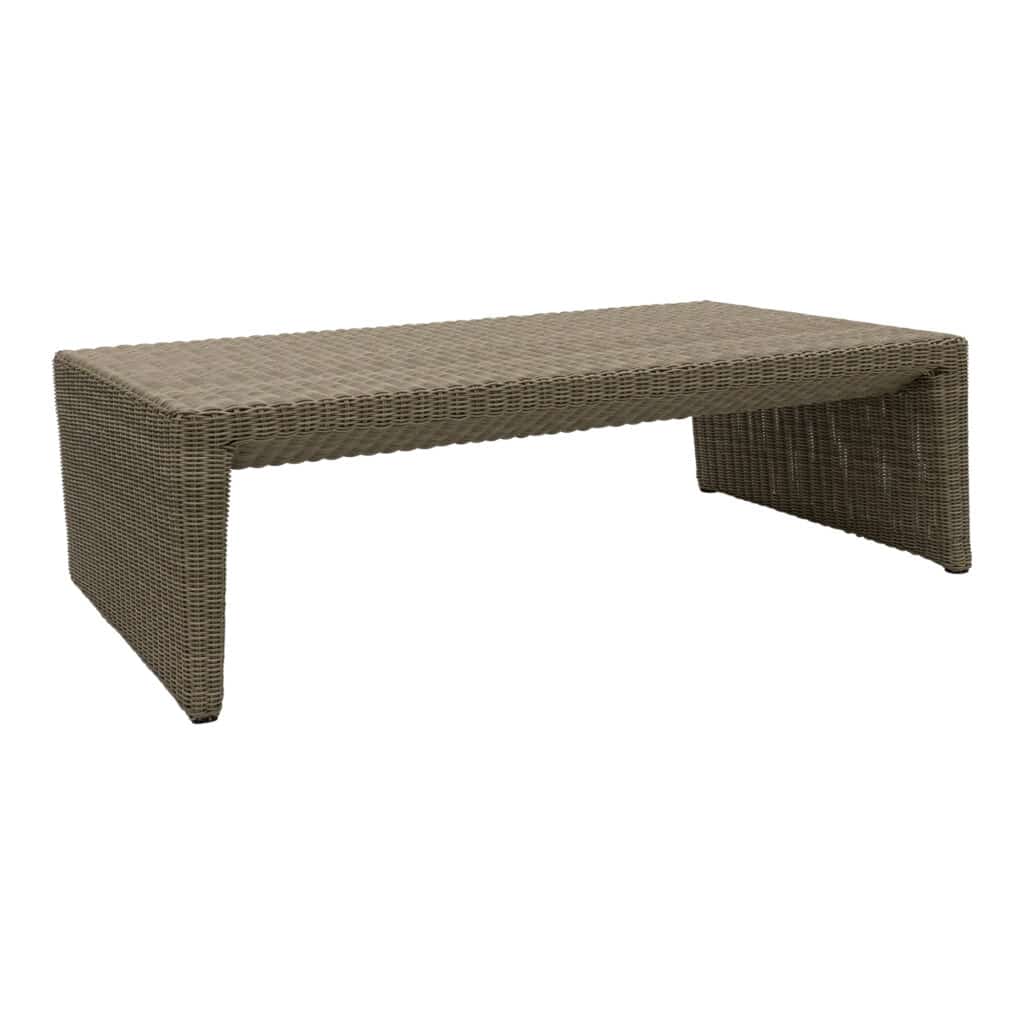 Tallow Outdoor Coffee Table Beige_1 Front Angle