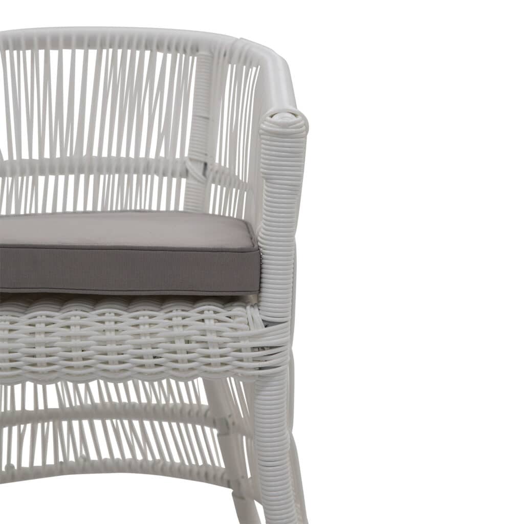 Weave Outdoor Occasional-Armchair White_5 Detail