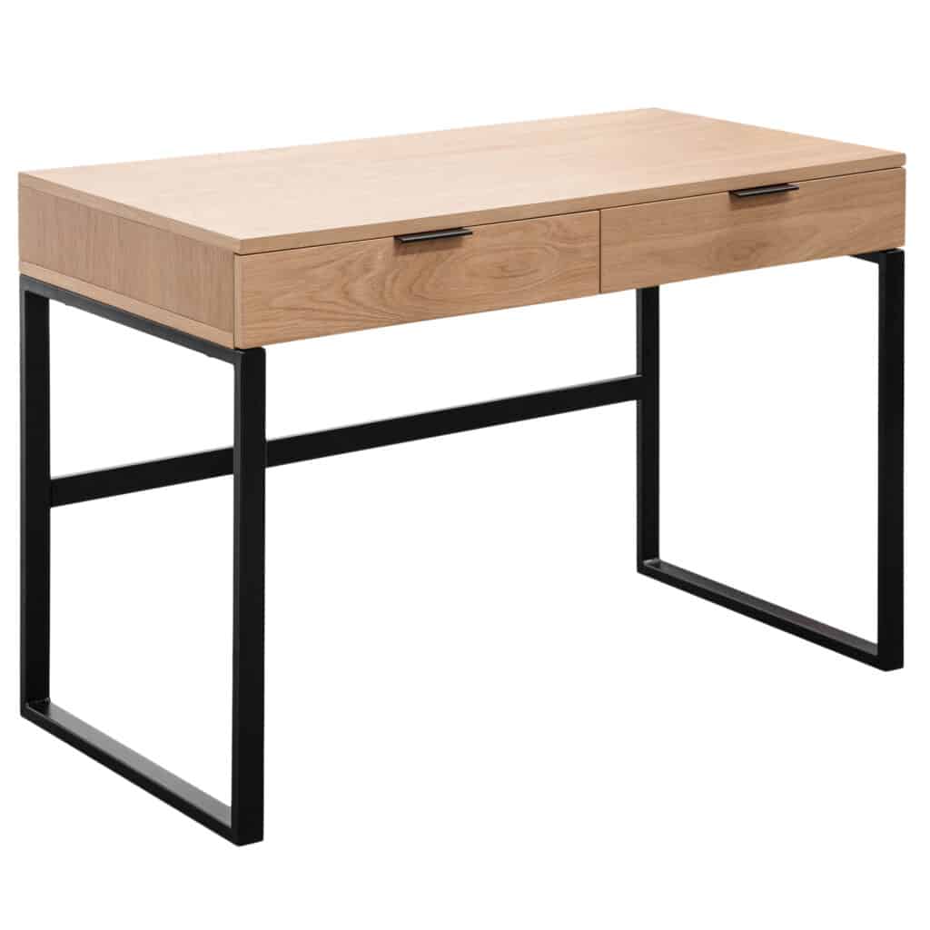 Natural++Black+Amaury+Desk